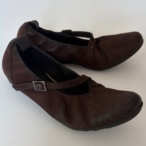 Arche Mary Jane Shoes in Brown with Buckle Strap Detail Casual *See Size Below
